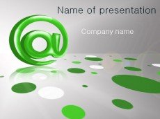Free email PowerPoint template presentation
