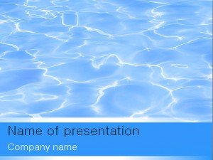 Free water PowerPoint template presentation