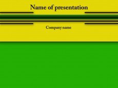 Yellow green free powerpoint template presentation