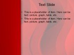 Free red waves powerpoint template presentation slide-1