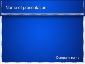 Free Blue dots powerpoint template presentation