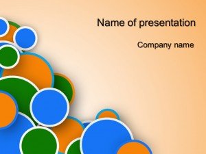 Free bubble powerpoint template presentation