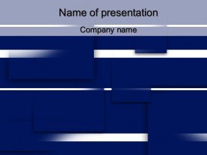 Free Blue squares powerpoint template presentation