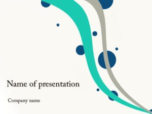 Free Flying Cirlces powerpoint template presentation