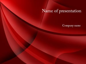 Free red shades powerpoint template presentation