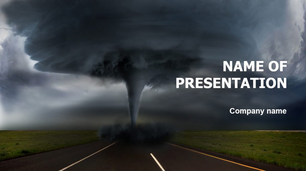 Download free Hurricane PowerPoint template for your presentation