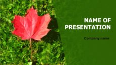 Free Autumn Beauty powerpoint template presentation