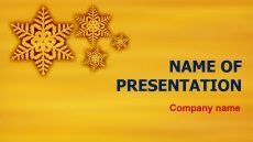 Free Funny Winter powerpoint template presentation