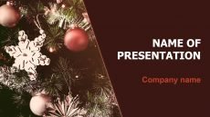 Free Winter Time powerpoint template